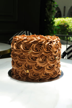 Caramel Rosette Cake (LEAD TIME: 2 Days)